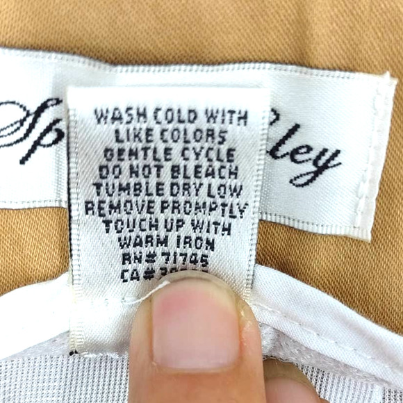 KHAKI PASTEL PLAID GOLF SKORT SIDE PLEAT - Picture 13 of 15